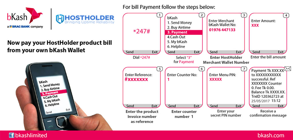hostholder-bKash-Payment-System